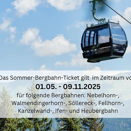 Bergfex Falkenberg 304 Mit Sommer-Bergbahnticket Oberstdorf Esterno foto